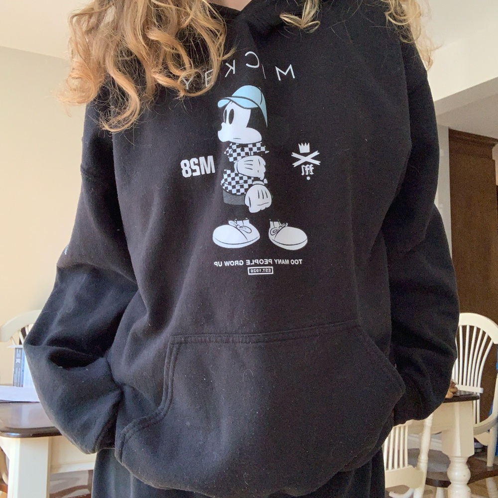 Gildan Mickey Black Hoodie